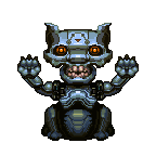 Mecha Neko Enemy Sprite